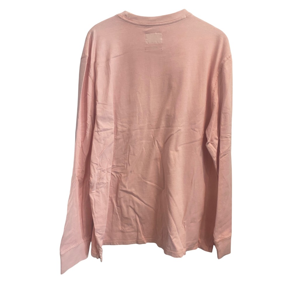 Goodfellow & Co Mens XL Long Sleeve Pocket T-Shirt Light Pink Crew Neck NWT - Picture 2 of 5